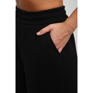 Брюки женские №78574 футер 3-х нитка с начесом (последний размер) черный 54,62