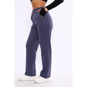 Брюки женские №26603 футер 3-х нитка (последний размер) серый 46,52