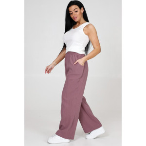 Брюки женские №24785 муслин (последний размер) коричневый 48