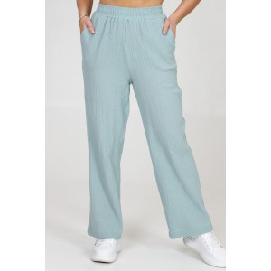 Брюки женские №24785 муслин (последний размер) зеленый 50,54,56