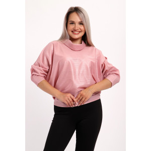 Блузка женская №32738 шифон (последний размер) розовый 54