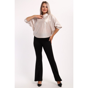 Блузка женская №32738 шифон (последний размер) кремовый 50,54