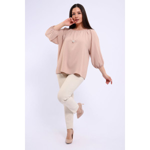 Блузка женская №32736 сингапур (последний размер) песочный 54,62 Блузка женская №32736 сингапур (последний размер) песочный 54,62