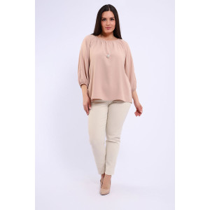 Блузка женская №32736 сингапур (последний размер) песочный 54,62 Блузка женская №32736 сингапур (последний размер) песочный 54,62