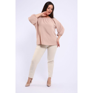 Блузка женская №32736 сингапур (последний размер) песочный 54,62 Блузка женская №32736 сингапур (последний размер) песочный 54,62