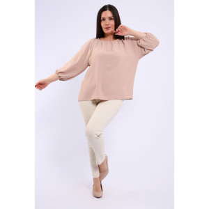 Блузка женская №32736 сингапур (последний размер) песочный 54,62 Блузка женская №32736 сингапур (последний размер) песочный 54,62