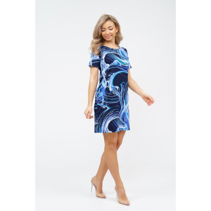 Туника женская №36920 кулирка (последний размер) синий 56 Туника женская №36920 кулирка (последний размер) синий 56