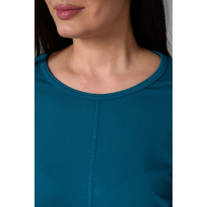 Туника женская №9160 футер с лайкрой 2-х нитка (последний размер) петроль 54 Туника женская №9160 футер с лайкрой 2-х нитка (последний размер) петроль 54