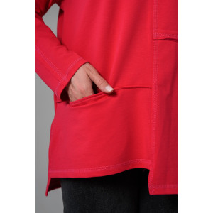 Туника женская №9160 футер с лайкрой 2-х нитка (последний размер) фуксия 52,54 Туника женская №9160 футер с лайкрой 2-х нитка (последний размер) фуксия 52,54