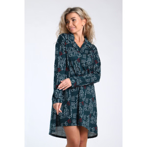 Туника женская №89384 кулирка (последний размер) хаки 48,52,54 Туника женская №89384 кулирка (последний размер) хаки 48,52,54