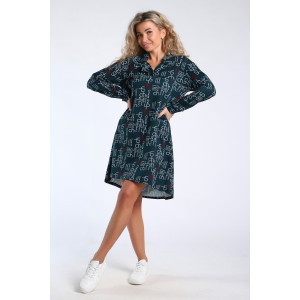 Туника женская №89384 кулирка (последний размер) хаки 48,52,54 Туника женская №89384 кулирка (последний размер) хаки 48,52,54