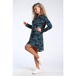 Туника женская №89384 кулирка (последний размер) хаки 48,52,54 Туника женская №89384 кулирка (последний размер) хаки 48,52,54