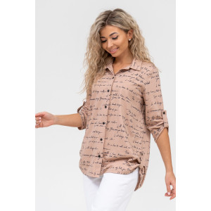 Туника женская №36676 кулирка (последний размер) бежевый 50,54,58 Туника женская №36676 кулирка (последний размер) бежевый 50,54,58