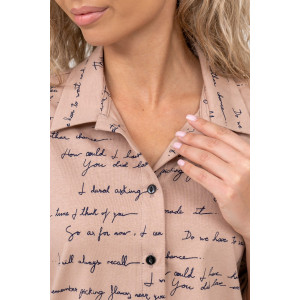 Туника женская №36676 кулирка (последний размер) бежевый 50,54,58 Туника женская №36676 кулирка (последний размер) бежевый 50,54,58