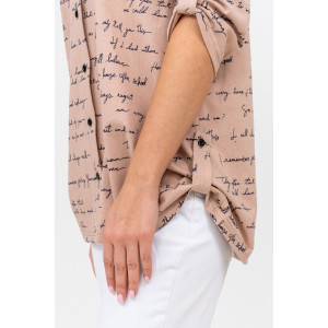 Туника женская №36676 кулирка (последний размер) бежевый 50,54,58 Туника женская №36676 кулирка (последний размер) бежевый 50,54,58