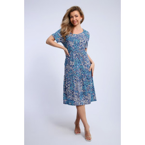 Платье женское №51191 кулирка (последний размер) джинс 52 Платье женское №51191 кулирка (последний размер) джинс 52