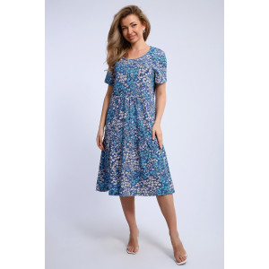 Платье женское №51191 кулирка (последний размер) джинс 52 Платье женское №51191 кулирка (последний размер) джинс 52