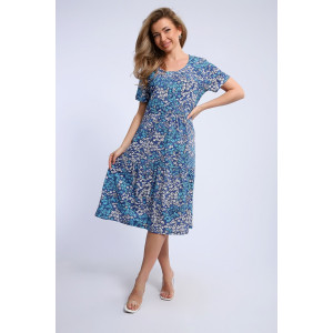 Платье женское №51191 кулирка (последний размер) джинс 52 Платье женское №51191 кулирка (последний размер) джинс 52