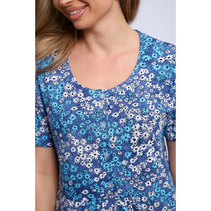 Платье женское №51191 кулирка (последний размер) джинс 52 Платье женское №51191 кулирка (последний размер) джинс 52