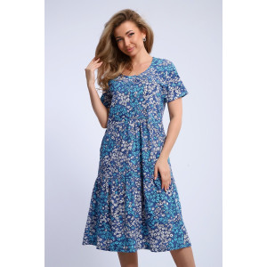 Платье женское №51191 кулирка (последний размер) джинс 52 Платье женское №51191 кулирка (последний размер) джинс 52