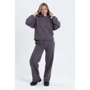 Костюм двойка женский №00019 футер 3-х нитка с начесом (последний размер) темно-серый 46,50,54 Костюм двойка женский №00019 футер 3-х нитка с начесом (последний размер) темно-серый 46,50,54