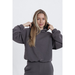 Костюм двойка женский №00019 футер 3-х нитка с начесом (последний размер) темно-серый 46,50,54 Костюм двойка женский №00019 футер 3-х нитка с начесом (последний размер) темно-серый 46,50,54