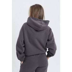 Костюм двойка женский №00019 футер 3-х нитка с начесом (последний размер) темно-серый 46,50,54 Костюм двойка женский №00019 футер 3-х нитка с начесом (последний размер) темно-серый 46,50,54