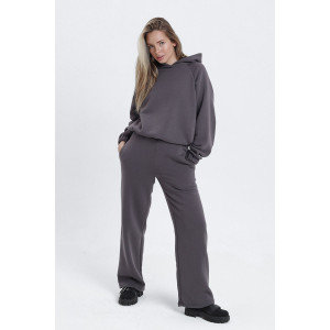 Костюм двойка женский №00019 футер 3-х нитка с начесом (последний размер) темно-серый 46,50,54 Костюм двойка женский №00019 футер 3-х нитка с начесом (последний размер) темно-серый 46,50,54