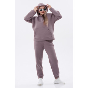 Костюм двойка женский КБЖ0067А футер 3-х нитка с начесом (последний размер) кофейный М Костюм двойка женский КБЖ0067А футер 3-х нитка с начесом (последний размер) кофейный М