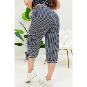 Костюм двойка женский №9204 кулирка (последний размер) полоса горошек 50