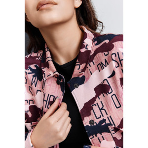 Костюм двойка женский №8397 футер с лайкрой 2-х нитка (последний размер) пудровый 50