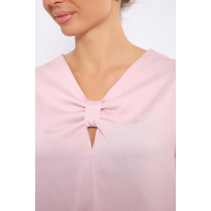 Блузка женская №32733 креп (последний размер) светло-сиреневый 50