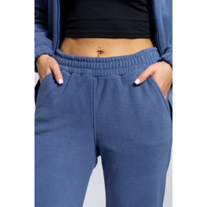 Костюм двойка женский 964 флис пенье антипилинг (р-ры: 44-58) индиго