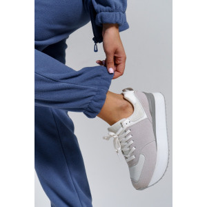 Костюм двойка женский 964 флис пенье антипилинг (р-ры: 44-58) индиго