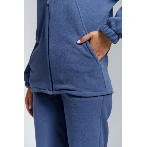 Костюм двойка женский 964 флис пенье антипилинг (р-ры: 44-58) индиго