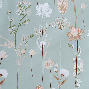 Постельное белье поплин "Иммортели" (последний размер) 2-сп.евр