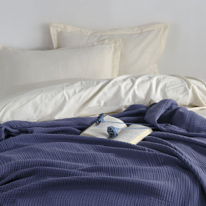 Плед MOYЁ муслин "Indigo" (последний размер) 130х170 Плед MOYЁ муслин "Indigo" (последний размер) 130х170