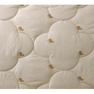 Одеяло стеганое одноиголка "Верблюжья шерсть" всесезонное в тике (последний размер) 200х200 Одеяло стеганое одноиголка "Верблюжья шерсть" всесезонное в тике (последний размер) 200х200