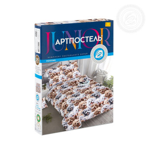 Детское постельное белье из поплина "Дружок"