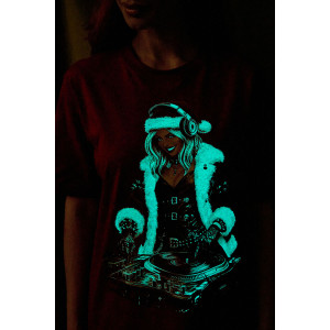 Футболка унисекс светящаяся №8585 кулирка с лайкрой (р-ры: 48-64) красный диско Снегурочка Футболка унисекс светящаяся №8585 кулирка с лайкрой (р-ры: 48-64) красный диско Снегурочка