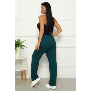 Брюки женские "Дэли" футер (последний размер) петроль 60 Брюки женские "Дэли" футер (последний размер) петроль 60