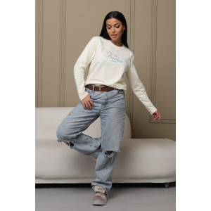 Лонгслив женский ЛЖ001 кулирка (последний размер) молочный 48 Лонгслив женский ЛЖ001 кулирка (последний размер) молочный 48