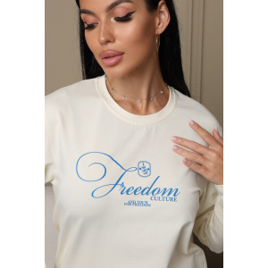 Лонгслив женский ЛЖ001 кулирка (последний размер) молочный 48 Лонгслив женский ЛЖ001 кулирка (последний размер) молочный 48