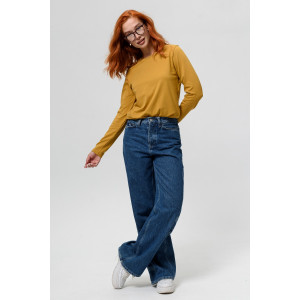 Лонгслив женский №14436/1 кулирка с лайкрой (последний размер) горчичный 48,56 Лонгслив женский №14436/1 кулирка с лайкрой (последний размер) горчичный 48,56