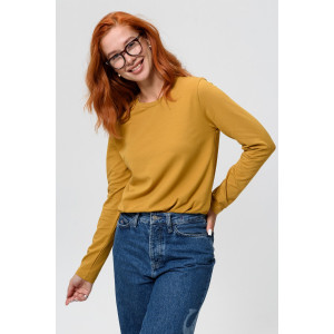 Лонгслив женский №14436/1 кулирка с лайкрой (последний размер) горчичный 48,56 Лонгслив женский №14436/1 кулирка с лайкрой (последний размер) горчичный 48,56