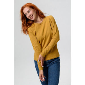 Лонгслив женский №14436/1 кулирка с лайкрой (последний размер) горчичный 48,56 Лонгслив женский №14436/1 кулирка с лайкрой (последний размер) горчичный 48,56