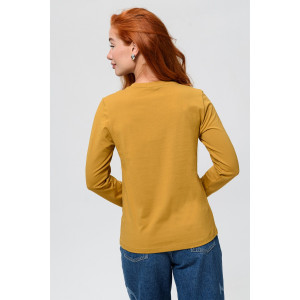 Лонгслив женский №14436/1 кулирка с лайкрой (последний размер) горчичный 48,56 Лонгслив женский №14436/1 кулирка с лайкрой (последний размер) горчичный 48,56