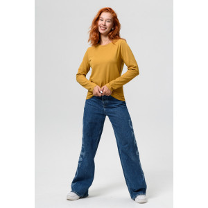 Лонгслив женский №14436/1 кулирка с лайкрой (последний размер) горчичный 48,56 Лонгслив женский №14436/1 кулирка с лайкрой (последний размер) горчичный 48,56