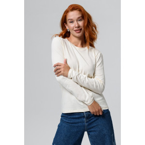 Лонгслив женский №14436/1 кулирка с лайкрой (последний размер) молочный 54 Лонгслив женский №14436/1 кулирка с лайкрой (последний размер) молочный 54