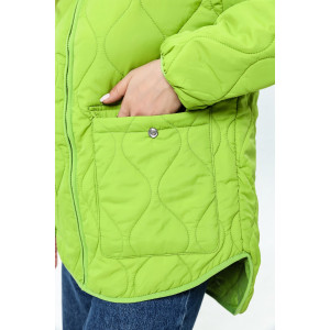 Куртка женская №28036 нейлон с полиэстером (последний размер) зеленый 48 Куртка женская №28036 нейлон с полиэстером (последний размер) зеленый 48